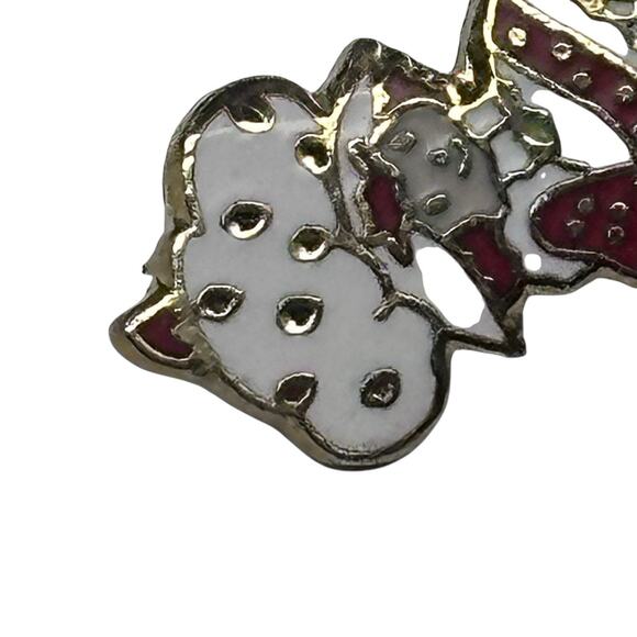 Strawberry Shortcake American Greetings AGC Enamel Pin Brooch 1980s Vintage￼ - Picture 8 of 9